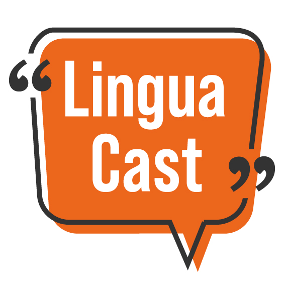 Linguacast White text