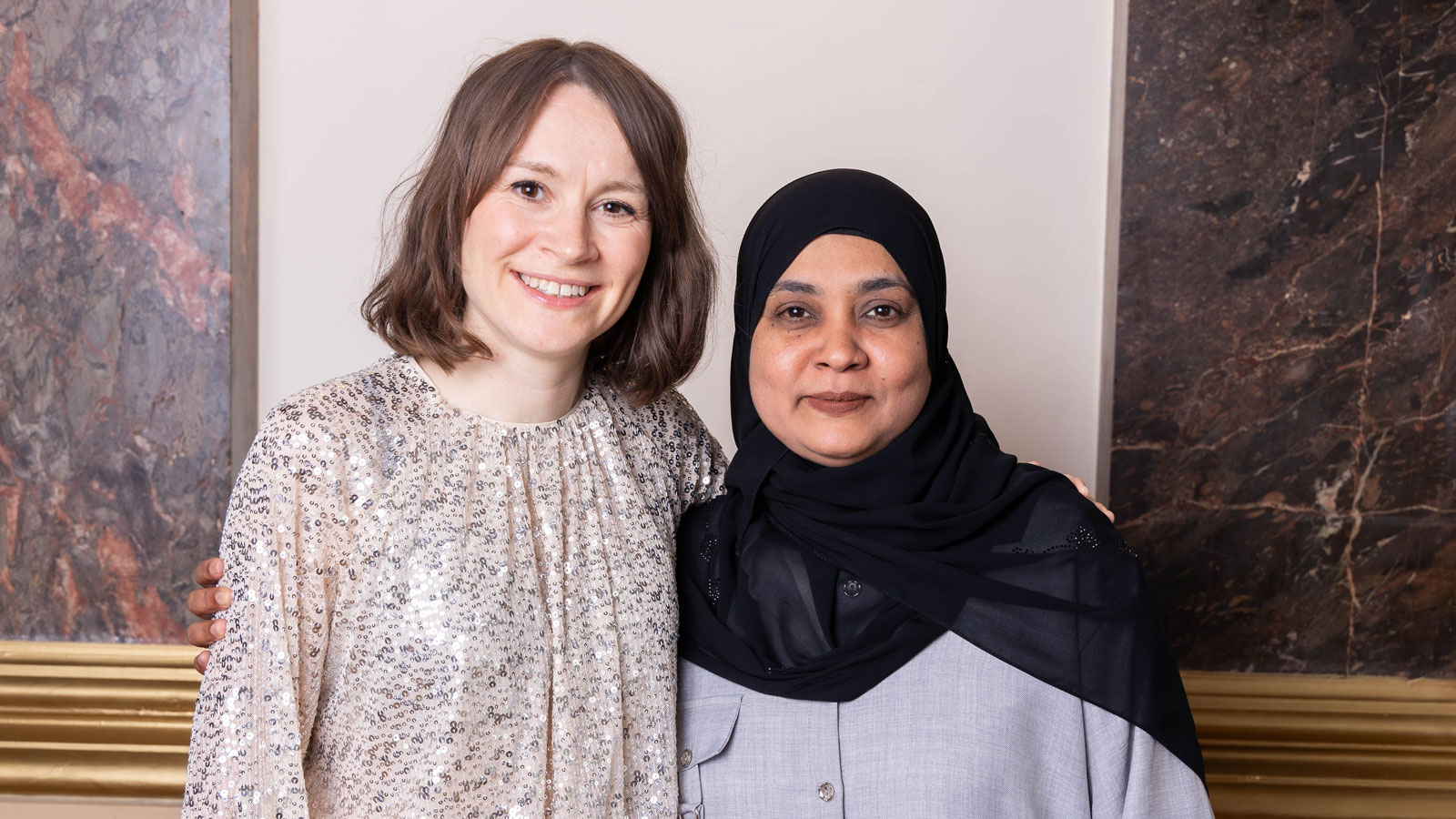 Ebtesam with her ESOL Tutor Anna